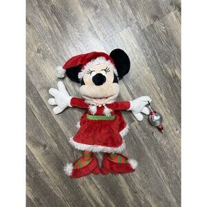 Disney Plush - Santa Minnie Mouse - 17''